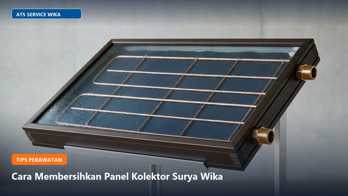 Cara Membersihkan Panel Kolektor Surya Wika Agar Daya Serap Panas Kembali 100%